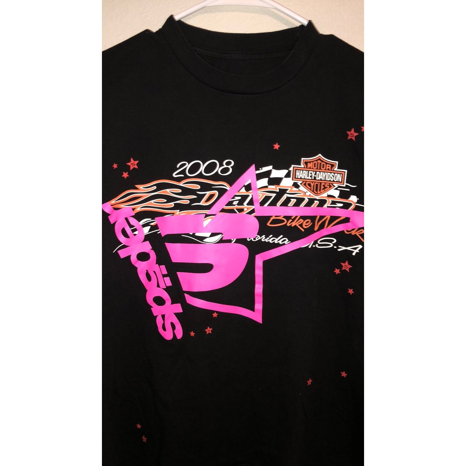 Sp5der X Harley Davidson Tee, Medium Extremely Rare!!!